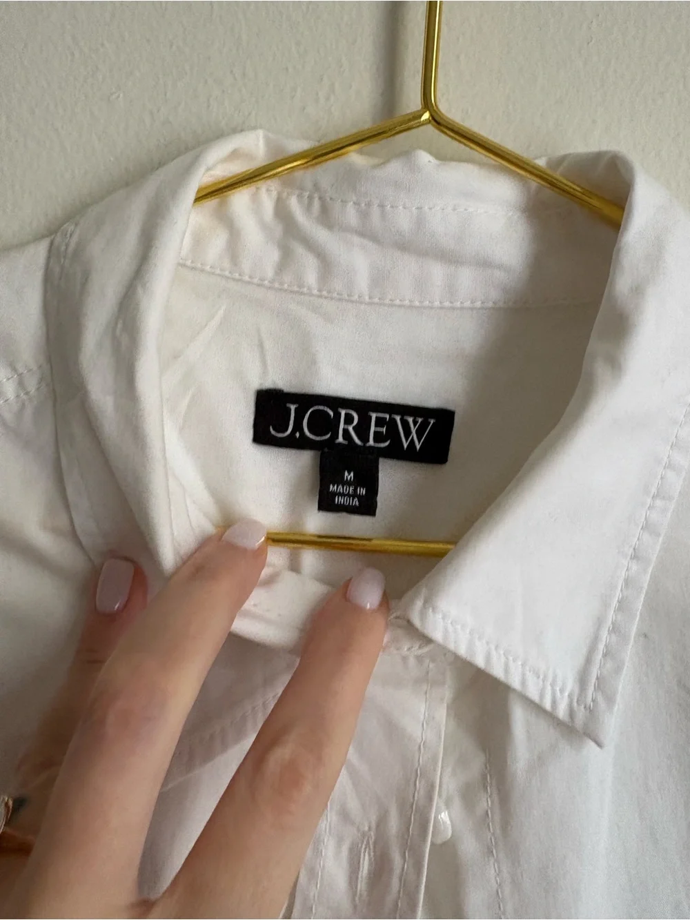 J. Crew crisp white